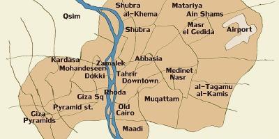 Карта Каіра і наваколля