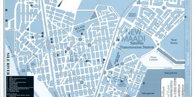 Карта Маади Каір